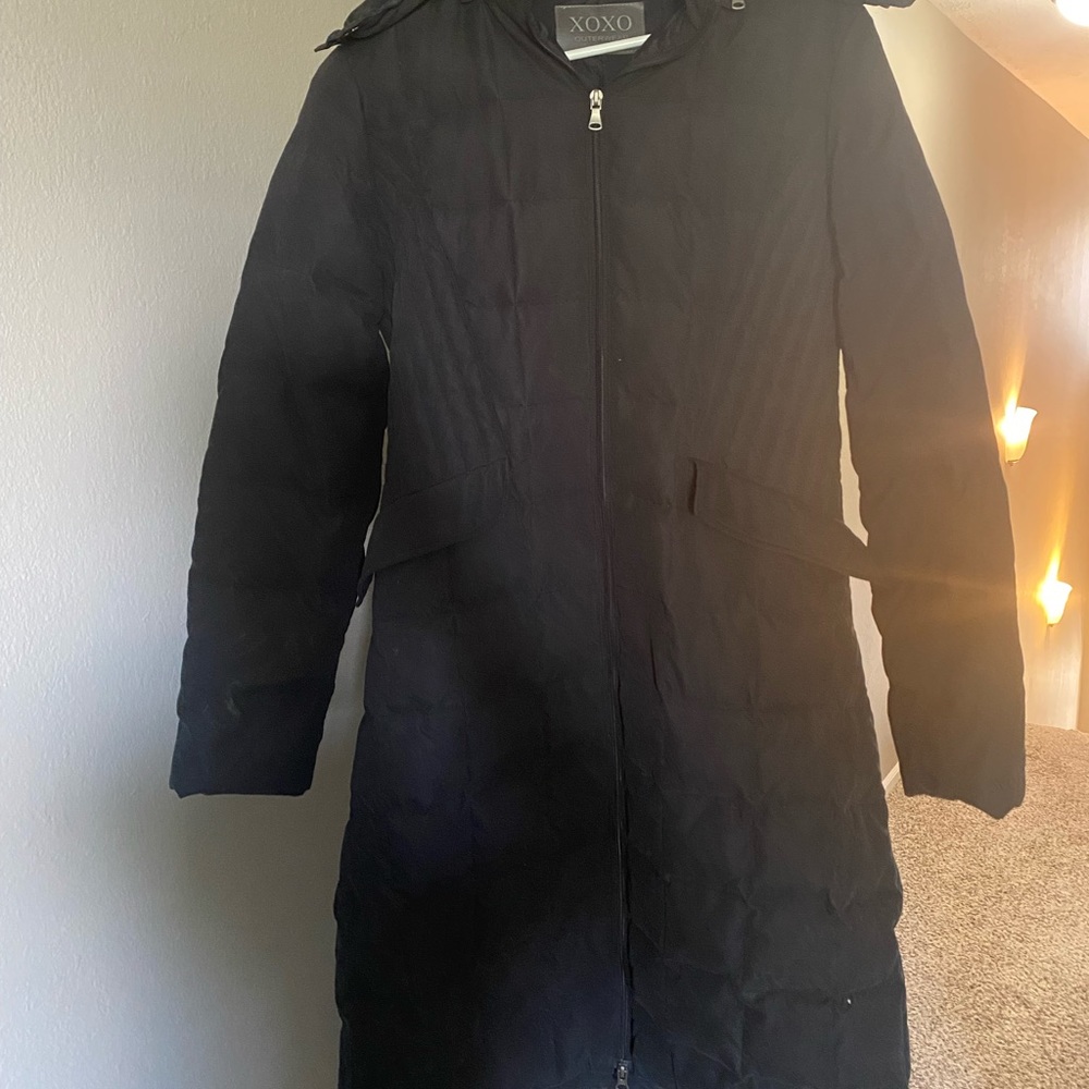 XOXO Fur trim hood